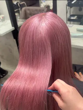 ロング カラー 【暖色カラー＋色持ち 重視】💟まなみのヘアスタイル
