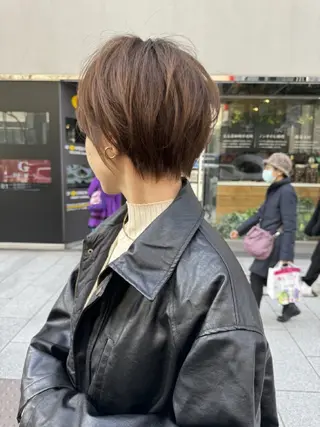 ショート 髪悩み解決ショート ✄山嵜菜織のヘアスタイル