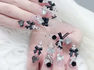 ネイル MoMoA Nail ネイル長さ出し専門店のネイルデザイン