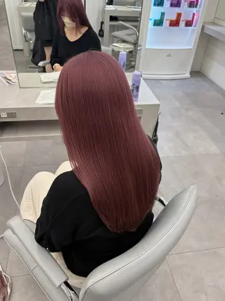 ロング 🖤韓国風カラー🩷 /ツヤ髪✨️はるかのヘアスタイル