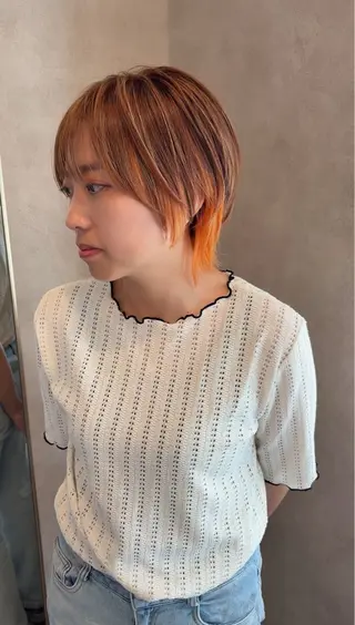 ショート カラー RIENSリエンス ✂️木村康二✂️のヘアスタイル