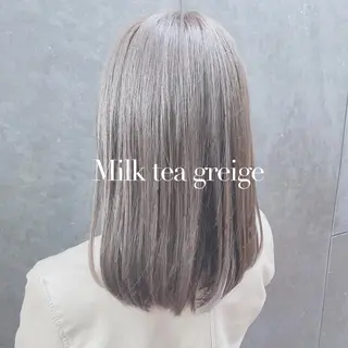 セミロング カラー ヘアアレンジ 𓏸レイヤー髪質改善 透けカラーカノン🫧のヘアスタイル