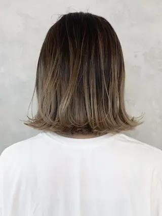 ショート カラー パーマ ヘアアレンジ ITbyALBUM 中野店のヘアスタイル