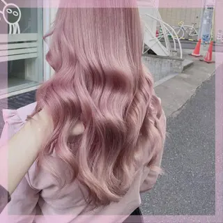 ロング カラー ヘアアレンジ メンズ キッズ ブリーチの髪様 MASATOのヘアスタイル