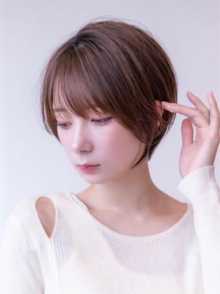 ショート カラー 渋谷ボブ特化 /田中航平のヘアスタイル