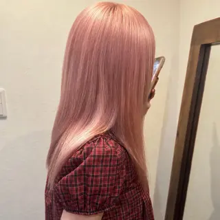 セミロング ハイトーン🎀 MIYU💖のヘアスタイル