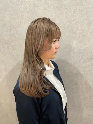 ロング カラー ERINA🐸垢抜け ミディアム/レイヤーのヘアスタイル