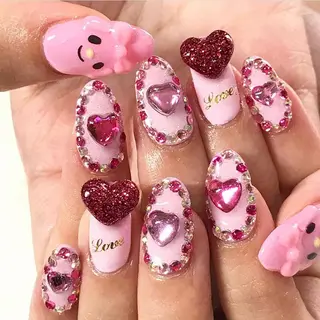 ネイル 渋谷／チップ長さ出し 👑アプレgel-xのネイルデザイン