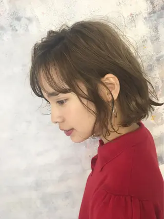 ミディアム 🍊新宿南口🍊 ERINAのヘアスタイル
