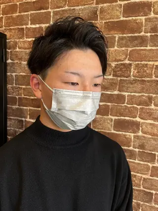 ミディアム カラー パーマ ヘアアレンジ メンズ キッズ ネイル マツエク・マツパ アイブロウ 久木原 ゆりのヘアスタイル