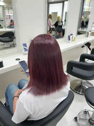 ミディアム カラー 💟RINNA 艶カラー💟のヘアスタイル