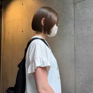 ショート ボブパーマ🥣KON コンナツミのヘアスタイル