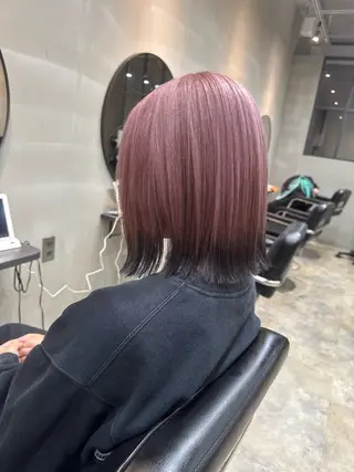 ミディアム カラー 阪田 素規のヘアスタイル