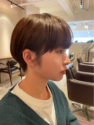 ショート minatsu 東京の技術を京都でのヘアスタイル