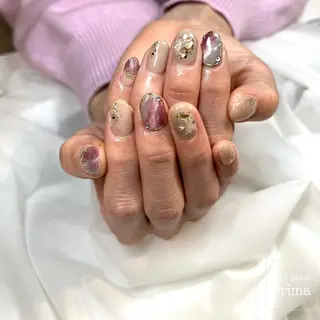 ミディアム ネイル SalonPrima 西院Nail&Eyeのネイルデザイン
