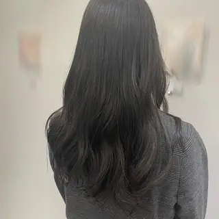 セミロング 🫧透明感カラー🫧 ロン毛美容師のヘアスタイル