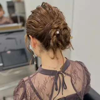 ミディアム ヘアアレンジ メンズ多数⚡ブリーチ 特化💚Acchonのヘアスタイル