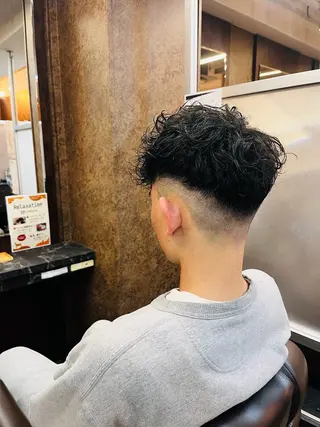 ショート パーマ メンズ 清水 寧生のヘアスタイル