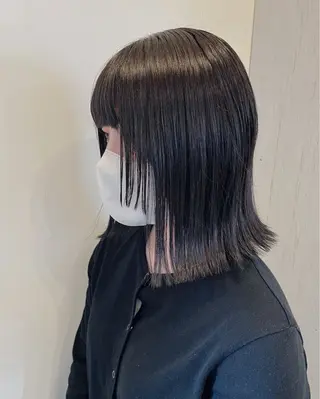 ミディアム カラー ナチュラル&ラフヘア 松尾 凌のヘアスタイル