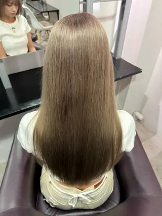 ロング カラー ベージュ透明感カラー 💟AYUMI💟のヘアスタイル