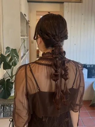 ヘアアレンジ Hanon 美桜のヘアスタイル