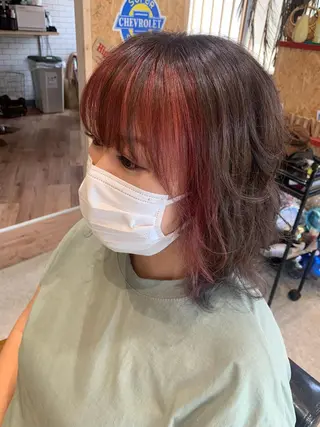 ミディアム stylist N0Nのヘアスタイル