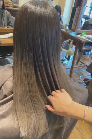 ロング カラー マンツーマン 美容師💚コウブチのヘアスタイル