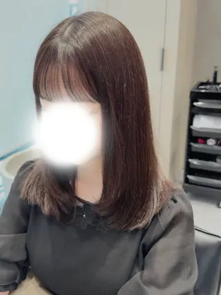 セミロング natural hair 🌿あかりのヘアスタイル
