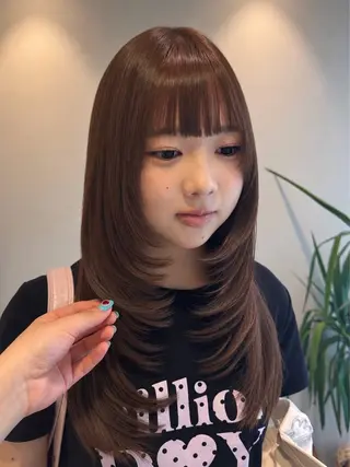 ロング 𝘀𝗮𝗲 ⑅*/ 艶髪/ショートボブのヘアスタイル