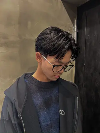 メンズ ボブ&寒色🎐ᩚ 短髪 COCOROのヘアスタイル