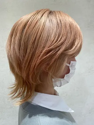 カラー ブロンド/ミックス カラー三毛猫Kaiのヘアスタイル