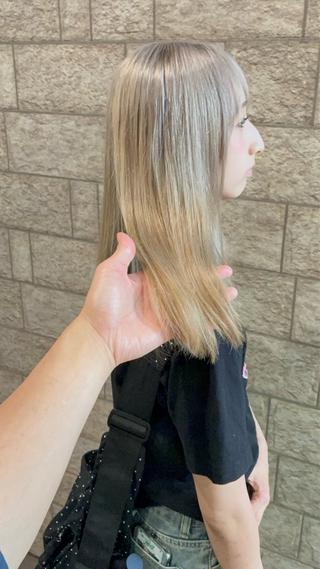 セミロング 東條 克義のヘアスタイル