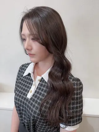 ロング カラー SET-UP北長瀬 Yurukiのヘアスタイル