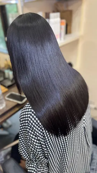 ミディアム 100%高級人毛使用 LANIUMEDAのヘアスタイル