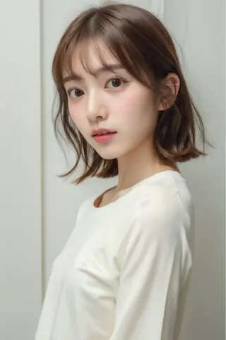 ショート カラー レイヤーカット⭐︎ 韓国ヘア⭐︎YUKAのヘアスタイル