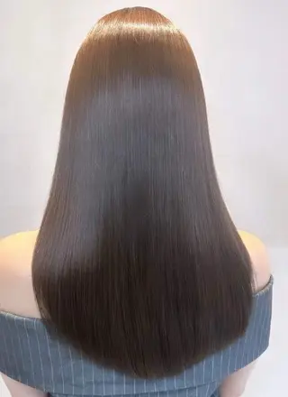 ロング カラー 韓国ヘア髪質改善✖️ パーソナルカラー吉岡のヘアスタイル