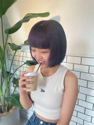 ショート カラー 松井 悠希のヘアスタイル