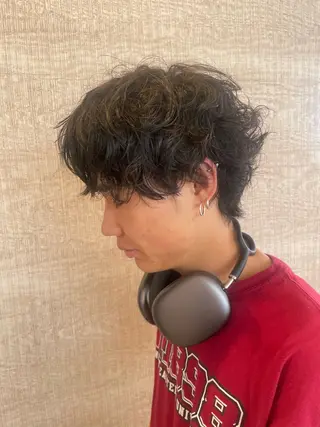 ショート パーマ 渡辺 美菜のヘアスタイル
