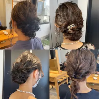 ヘアアレンジ 梅田韓国ヘア kiara🩷彡のヘアスタイル