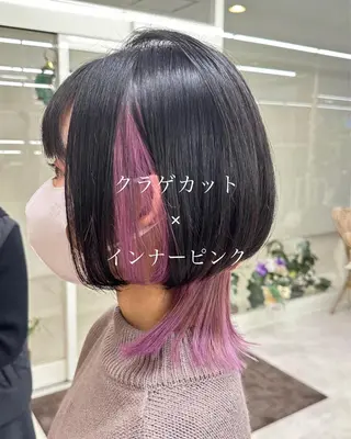 ショート 🫧ペール系カラー /デザイン秀喜🫧のヘアスタイル
