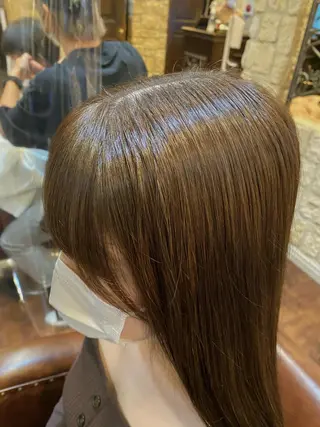 カラー ブリーチカラー⸜♡⸝ クルミ🐍のヘアスタイル