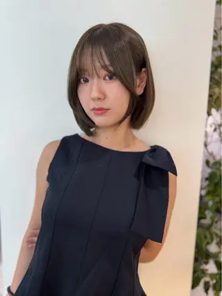 ショート カラー ハイトーン/縮毛矯正 AO俊介🌐のヘアスタイル
