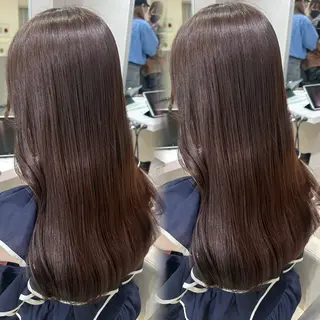 ロング カラー 新宿/艶カラー 🎀韓国ヘアKANAのヘアスタイル