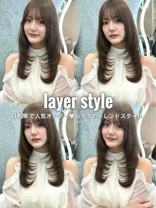 ロング 浦和透明感トレンド ヘア🫧セナ🤍のヘアスタイル
