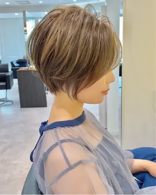 ショート 朝ラクが続くショート /銀座/若狭真央のヘアスタイル