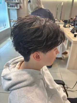 パーマ メンズ 💠メンズ縮毛矯正 /パーマ💠林慶太のヘアスタイル