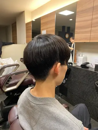 ショート メンズ メンズパーマモデル 大募集中のヘアスタイル