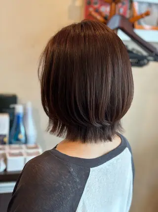 ミディアム カラー Parfait 山本のヘアスタイル