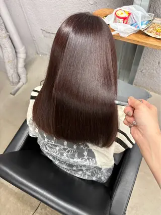 セミロング en 岩立朱栞🕊️のヘアスタイル