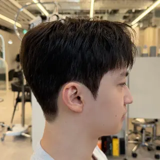 メンズ 韓国式ダウンパーマ 🇰🇷櫻井健のヘアスタイル